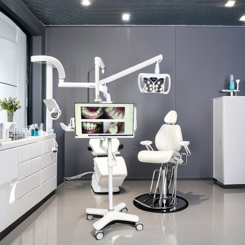 Salón de belleza Dientes Blanqueador de la máquina de luz azul 10 ojos de blanqueador de dientes máquina móvil de blanqueamiento dental lámpara
