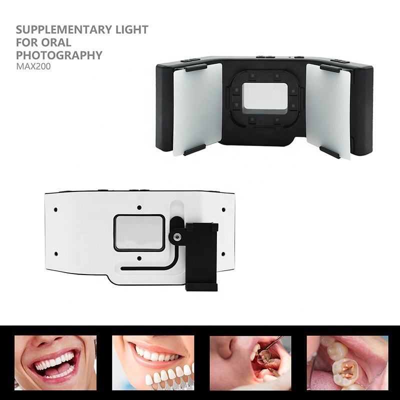 Nuevo diseño de fábrica Estudio fotográfico oral mini Sistema de luz LED Fotografía dental móvil