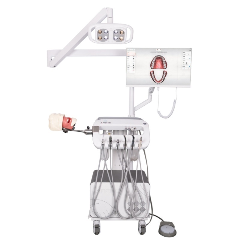 Unidad de educación de simuladores dentales Escuela dental Sistema de práctica de simulación de implantes dentales Cabeza fantasma