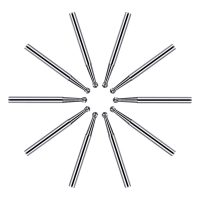 Dental Carburo de tungsteno Bur 3mm de tamaño múltiple tallado de perforación Bur para los comerciantes dentales