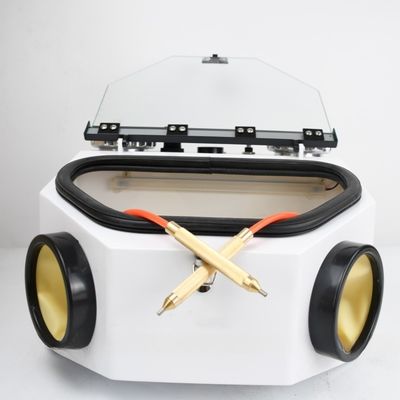 Un buen precio. Laboratorio dental de doble depósito de porcelana de sandblasters Coronas de pulido de boquilla dental de chorro de arena en línea