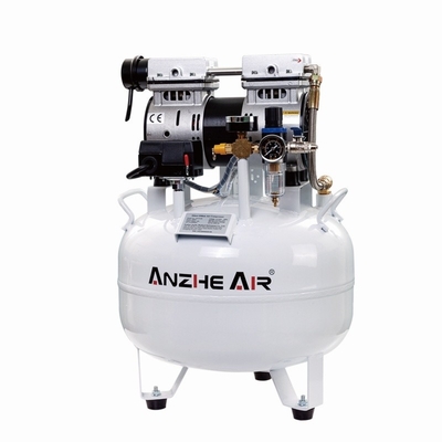 70L/min Motor de cobre Compresor de aire médico silencioso 32L Compresor dental Uso para una silla dental