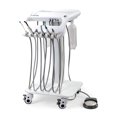Camión dental móvil ligero con 5 ruedas universales Carritos portátiles de tratamiento dental