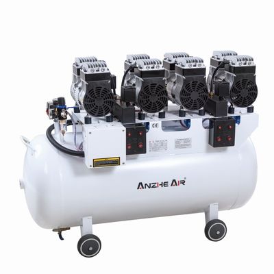 Un buen precio. Compresor de la bomba de aire dental de la fábrica de Foshan 128L 3400W Compresor dental silencioso en línea