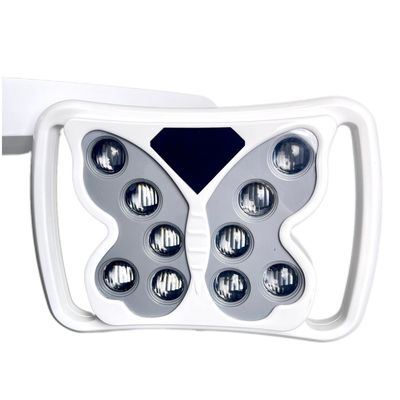 Un buen precio. Lámpara sin sombras quirúrgica para la silla dental para blanquear los dientes Función 10 bombillas Unidad dental lámpara LED en línea
