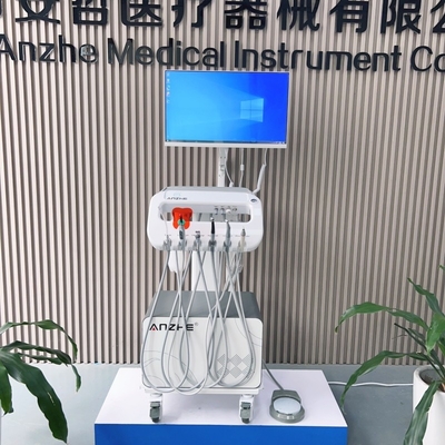 Conjunto completo Banco de trabajo dental portátil Clínica dental móvil Carrito de tratamiento dental quirúrgico con cámara oral