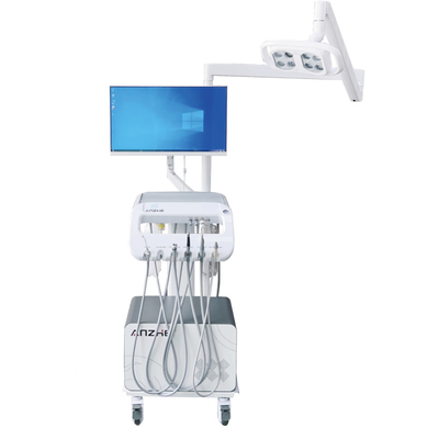 Carro dental único con PC y cámara oral 2 en 1 unidad de tratamiento dental de fábrica con luz LED