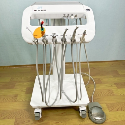 Unidad móvil dental ligera con 4 ruedas universales de diseño simple