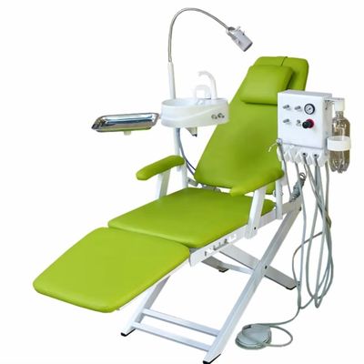 Un buen precio. Unidad de silla dental portátil ligera silla plegable móvil con luz led trabajo con unidad de turbina portátil en línea