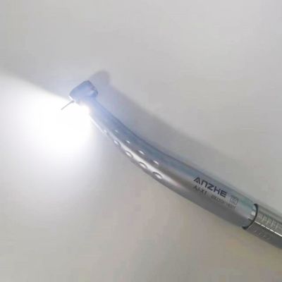 Un buen precio. Fábrica de Foshan Anzhe Dental de alta velocidad 3 pulverización de agua Turbina de aire dental LED luz rotor de aire dental en línea
