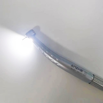 Fábrica de Foshan Anzhe Dental de alta velocidad 3 pulverización de agua Turbina de aire dental LED luz rotor de aire dental