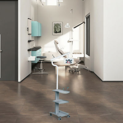 Un buen precio. Máquina de blanqueamiento de dientes de alta eficiencia Azul Rojo Púrpura 3 colores de blanqueamiento dental luz con carrito móvil en línea