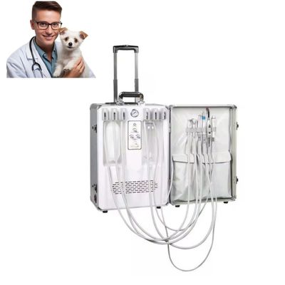 Un buen precio. Dentes de animales limpios Equipo de operación dental portátil Clínica veterinaria Utilice unidad de terapia dental Unidad dental móvil de mano en línea