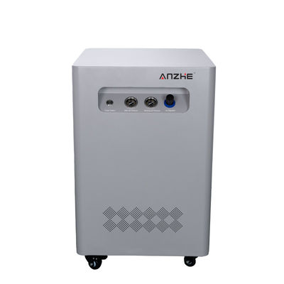 Un buen precio. Compresor dental portátil aprobado por ISO, compresor de aire sin aceite con gabinete silencioso, color gris, compresor silencioso con caja en línea