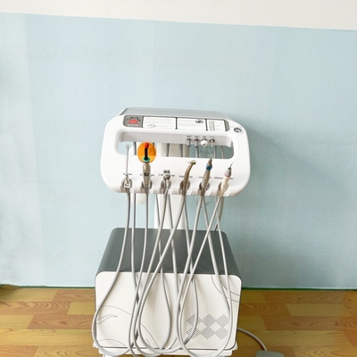 Fábrica de Foshan 550W Unidad Dental Portátil Más Vendida Carrito de Tratamiento Dental Móvil Carrito Dental Eléctrico Móvil