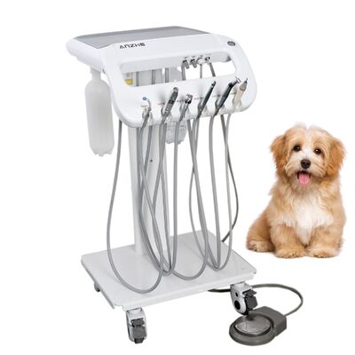 Un buen precio. Unidad Dental Veterinaria Portátil para Mascotas | Máquina Dental Veterinaria Móvil con Escalador y Piezas de Mano | Directo de Fábrica en línea