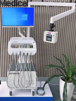 Carro Dental Veterinario Directo de Fábrica de 550W con Ruido de 38DB y Presión de 0.8Mpa Carro Móvil para Tratamiento Dental de Mascotas