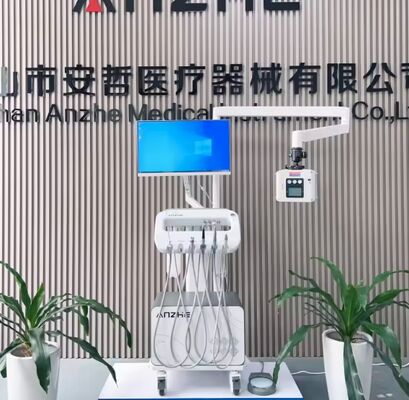 Un buen precio. Unidad Dental Móvil con Rayos X y Carrito de Terapia Dental con PC, Carrito Dental Portátil con Compresor para Clínica en línea