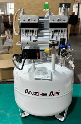 Un buen precio. Compresor de aire sin aceite de 32L de alta eficiencia energética para clínicas médicas y dentales con secador en línea