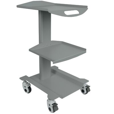Un buen precio. Carro Móvil Dental de Acero Inoxidable con Almacenamiento de 3 Niveles y Ruedas Bloqueables para Uso Hospitalario en línea