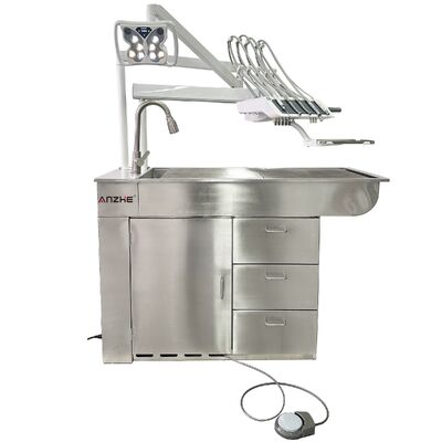 Un buen precio. Estación de trabajo veterinaria 3 en 1 con compresor de aire sin aceite de 550W y luz quirúrgica LED para un tratamiento dental eficiente en línea