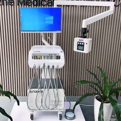 Un buen precio. Estación de trabajo dental móvil todo en uno para mascotas con presión de 0,8 MPa, ruido de 38 dB y potencia de 550 W para clínicas veterinarias en línea