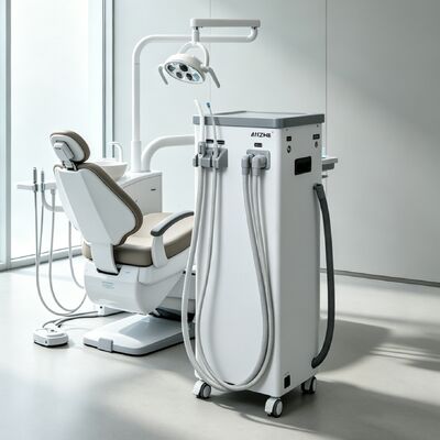 Un buen precio. Unidad móvil de succión dental con 800L/min de alta potencia de succión 56dB de bajo ruido y sistema de drenaje automático en línea