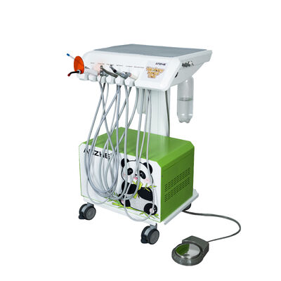Un buen precio. Unidad dental veterinaria portátil Estación de trabajo dental para mascotas móviles con compresor de aire Scaler Succión Veterinario Dental Trolley en línea