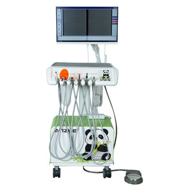 Un buen precio. Carrito Dental Móvil para Animales, Equipo Dental Veterinario, Sistema de Tratamiento Dental para Mascotas con Cámara Oral, Compresor de Aire y Succión en línea