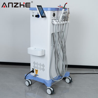 Un buen precio. Unidad Dental Portátil con Compresor de Aire Libre de Aceite de 550W, Micromotor, Pieza de Mano LED y Scaler Ultrasónico Woodpecker en línea