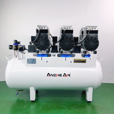 Un buen precio. Compresor de aire silencioso de 90L para unidades dentales. Compresor dental de alta calidad sin aceite de 2550W para un funcionamiento silencioso y eficiente. en línea
