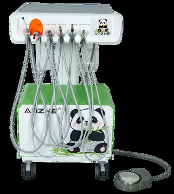Un buen precio. Unidad dental veterinaria portátil con sistema de succión de compresor de aire Máquina móvil de tratamiento dental de mascotas para clínica de animales en línea