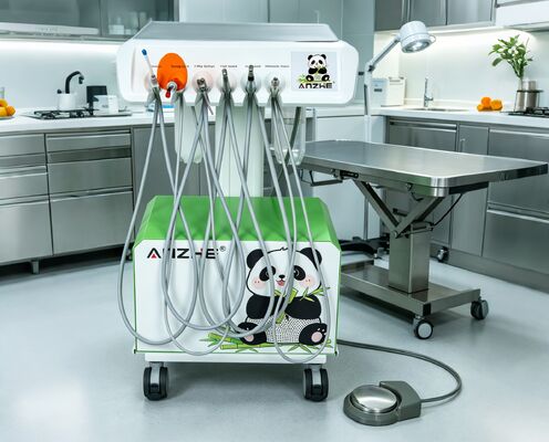 Un buen precio. Unidad Dental Veterinaria Portátil con Potencia de 550W, Presión de 0.8Mpa y Ruido de 38DB para Clínicas de Animales en línea