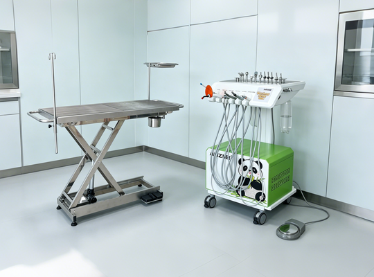 Portable Veterinary Dental Unit Panda Style Professional Pet Dental Equipment for Small Animal Clinics