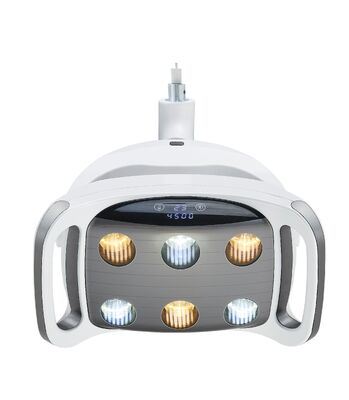 Un buen precio. Luz LED para cirugía Dental, lámpara de operación Oral sin sombras con Control de pantalla táctil, brillo ajustable, luz LED para silla Dental, 6 LED en línea