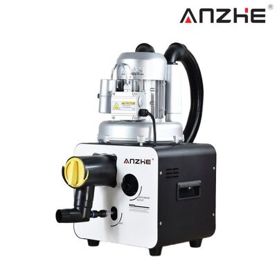 Un buen precio. Sistema de succión dental de 1300W para 4 sillas dentales Bomba de vacío dental de alta potencia con separación de líquidos de aire y drenaje automático en línea