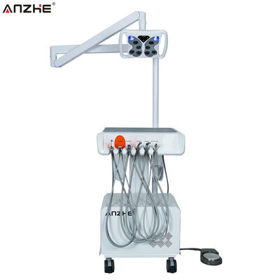 Un buen precio. Unidad Dental Portátil con Lámpara de Blanqueamiento LED Mariposa, Compresor de Aire Incorporado, Limpiador Ultrasónico, Lámpara de Fotopolimerización LED, Sistema de Succión, Estación de Trabajo Dental Móvil para Clínicas Dentales en línea