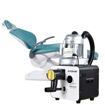 Sistema de succión dental de 1300W para 4 sillas dentales Bomba de vacío dental con separación de líquidos de aire drenaje automático equipo de clínica dental de bajo ruido