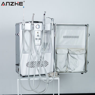 Un buen precio. Unidad Dental Móvil Portátil con Tanque de Aire de Acero Inoxidable de 6L y 550W de Potencia y Bajo Ruido de 38dB para Clínicas Dentales en línea