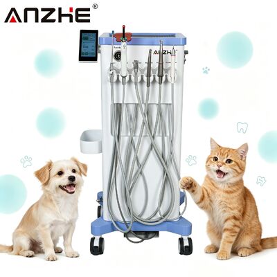 Un buen precio. Unidad Dental Móvil Veterinaria ANZHE 550W Estación de Trabajo Dental Integral para Mascotas Todo en Uno con Operación Ultra Silenciosa de 58dB en línea