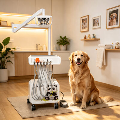 Un buen precio. Unidad Dental Portátil con Lámpara Dental LED Mariposa Estación de Trabajo Dental Móvil Compresor de Aire Incorporado Limpiador de Sarro Lámpara de Fotopolimerización Sistema de Succión en línea