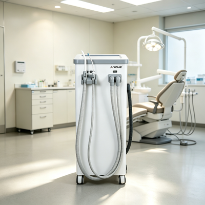 Un buen precio. Unidad móvil de succión dental con flujo de succión de 800L/min, drenaje automático y operación con bajo ruido para clínicas dentales en línea