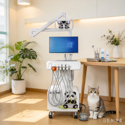 Un buen precio. Estación de trabajo dental veterinaria con cámara intraoral HD, luz dental LED, sistema de imagen digital por computadora, equipo dental para animales en línea