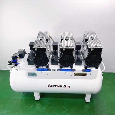 Un buen precio. 2550W 90L Compresor de aire dental sin aceite Compresor de aire silencioso para clínicas dentales en línea