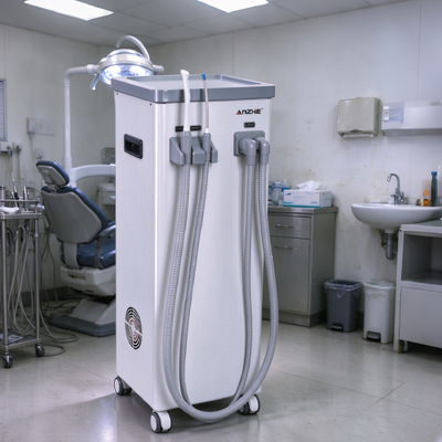 Un buen precio. Bomba de vacío dental portátil de 400W con potencia de succión de 800L/min y 56dB de bajo ruido para el tratamiento clínico en línea