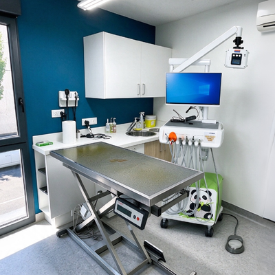 Todo en Uno Estación de Trabajo Dental Veterinaria con Sensor de Rayos X Digital y Cámara Oral para Clínicas de Animales